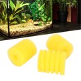 thumbnail image 3 of Aquarium Filter Foam Sponge Rolls, Aquarium Filter Sponge Safe Extend Filter Media Life Capture Particles Debris Cylindrical  For Saltwater, 3 of 8