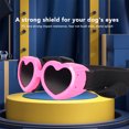 thumbnail image 3 of Puppy Sunglasses, Waterproof  Protection Prevents Fog Pet Sunglasses With Adjustable Strap For Beach, 3 of 8