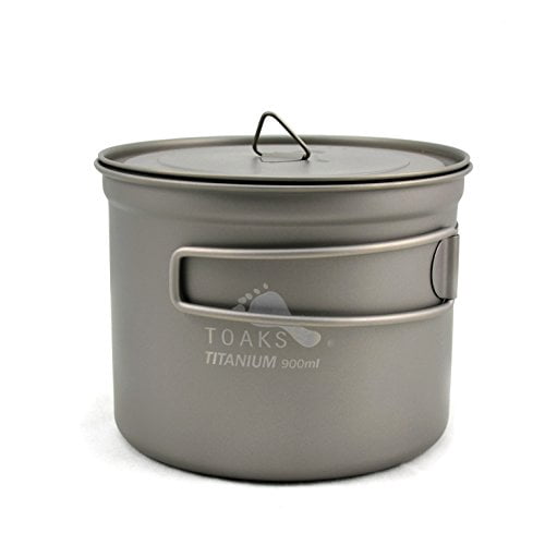 TOAKS Pot en Titane 900 ml avec Diamètre de 115 mm