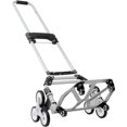 thumbnail image 1 of VEVOR Chariot d'Escalade, Capacité de Charge de 220 lbs, Chariot à Main Pliable avec Poignée Réglable de 32.3-45,7 Pouces, 4 Roues Universelles et 2 Cordes Élastiques, Multipurpose Dolly pour Entrepôt Magasinage, 1 of 9
