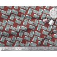 thumbnail image 2 of Soimoi Red Cotton Voile Fabric Camera & Dots Print Sewing Fabric Yard 42 Inch Wide, 2 of 3