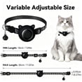 thumbnail image 3 of TIELUTT Localisateur de Perte pour Chats avec Collier de Cou Ajustable Véritable Dispositif de Suivi pour Activité Intérieure Extérieure Localisateur d'Objets Perdus Dent pour Chat Bracelet d'Alarme Clôture pour Chien Lumière pour Chien, 3 of 8