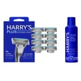 thumbnail image 1 of Harry's Plus 8ct Blades + 6.7 oz Foaming Shave Gel, 1 of 10