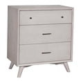 thumbnail image 1 of Allora Mid Century Modern Wood 3 Drawer Accent Chest in Gray, 1 of 5