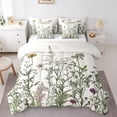 thumbnail image 1 of Erosebridal Retro Floral Bedding Sets Full Size, Botanical Plants Comforter Sets with Sheets, Spring Theme Home Decor, 1 of 5