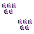 thumbnail image 2 of Wweixi 5pcs/set Artificial Lotus Realistic Appearance Easy To Clean Long-lasting light purple 2Set, 2 of 6