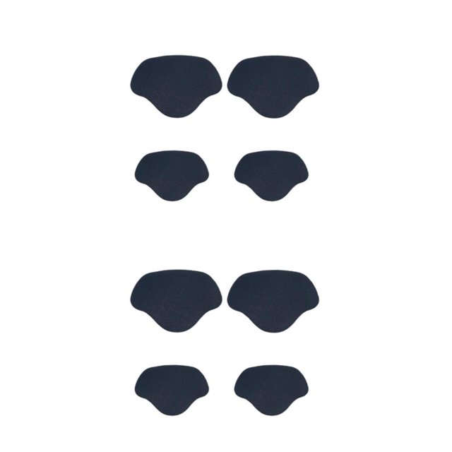 mmirethe Soft Shoe Heel Pad Insoles for High Heels Supportive Heel Repair Stick black 2Set
