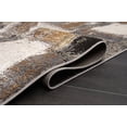 thumbnail image 3 of La Dole Rugs Cream Copper Gold Grey Metalic Rustic Abstract Patches Pattern Area Rug For Living Room Bedroom Dining Kitchen Tapis, 3 of 6