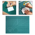 thumbnail image 4 of KLKCMS 60x45CM Art Self PVC Cutting Mat, Double Sided, Gridded Rotary Cutting Board for green, 4 of 9