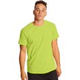 thumbnail image 1 of Hanes T-Shirt à Manches Courtes Col Rond X-Temp pour Hommes Lot de 2, 3TG, Néon Citron Chiné, 1 of 1