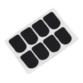 thumbnail image 2 of 8 Pcs Coussinets de Clarinette Soprano (Noir), 2 of 3