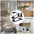 thumbnail image 3 of Mistaha 5PCS Bathroom Towel Storage Set with Towel Bar Toilet Roll Holder Two Hooks No, 3 of 7