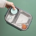 thumbnail image 4 of Petit Ensemble de Table de Cuisine pour 4 à Moins de 150 Compagnon d'Assiette 6 Napperons de Dîner pour 6 Napperons Rigides Salle à Manger Intérieure Chemin de Table de Salle à Manger Ensemble pour 8 Bento en Acier Inoxydable Dîner pour Adulte Bento Portable pour Adulte, 4 of 4