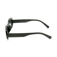 thumbnail image 3 of Time & Tru Women's Black Oval Sunglasses, 3 of 5