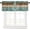 Turquoise, variant on Window Valance Curtains Kitchen Rod Pocket Short Curtain Farm Spring Sunflower Valances for Window, Watercolor Floral Black White Striped Window Treatments for Living Room Bedroom Bathroom Decor