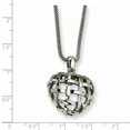 thumbnail image 3 of Collier Pendentif Cœur Tissé en Acier Inoxydable Charme Amour, 3 of 7
