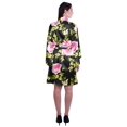 thumbnail image 4 of Moomaya Peignoirs Imprimés pour Femmes à Manches Kimono en Satin Soyeux pour la Préparation, Peignoir de Mariée, Couvre-Maillot, 4 of 7