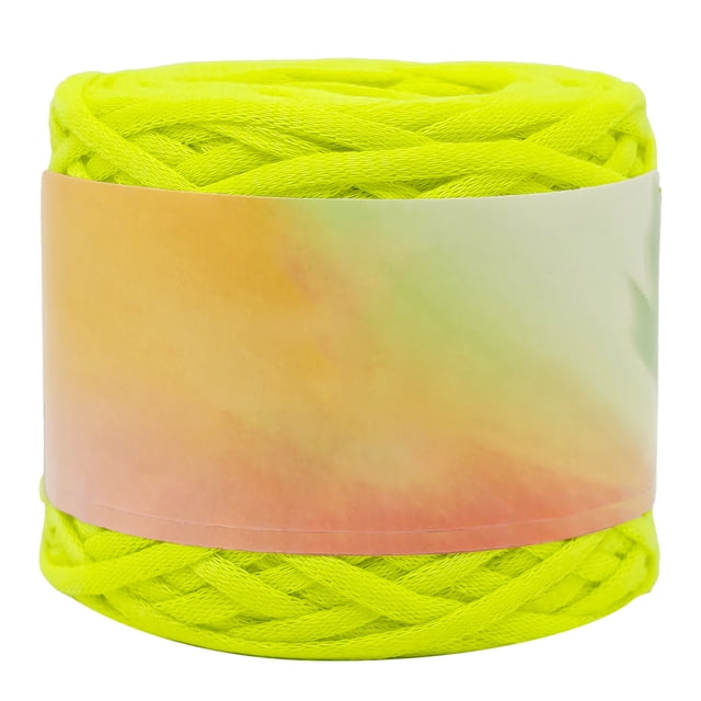 DIY Knitting Craft Yarn for Home Use - Glow in the Dark Reactive Polyester Cord for Crochet and Projects for Beginners