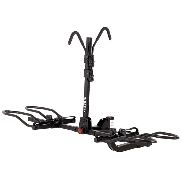 KAC K2-RT Sport Ratchet 2" Hitch Mounted Bike Rack w/Locking Hooks, Black