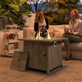 thumbnail image 2 of Outsunny 28" Square Propane Fire Pit Table with Waterproof Cover 40,000 BTU, 2 of 10