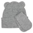 thumbnail image 1 of Hot Paws Newborn's Bear Ear Hat Set 6-12M, 1 of 1