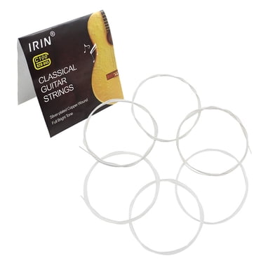 6 x Cordes de Guitare Cordes de Guitare Classiques pour Guitares Classiques Guitare Transparent