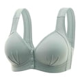 thumbnail image 1 of Timegard Bras for Women No Underwire Front Closure Full Coverage Support Comfy Daily Seniors Bras, 1 of 2