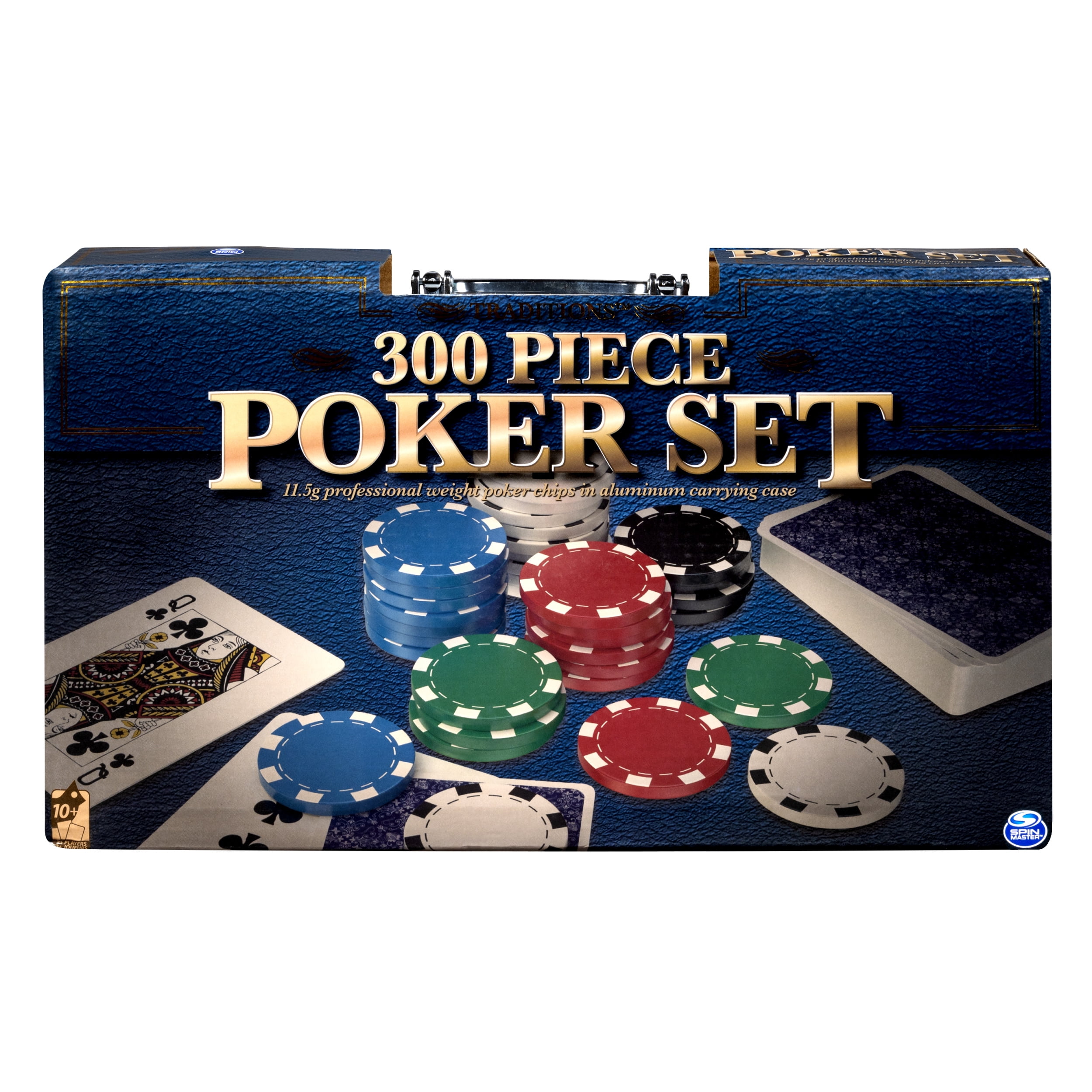 Traditions Professional 300-Piece Poker Set in Aluminum Carry Case
