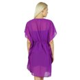 thumbnail image 5 of Bimba Caftan Court en Polyester pour Femmes, Sortie de Plage, Caftan Floral, 5 of 5