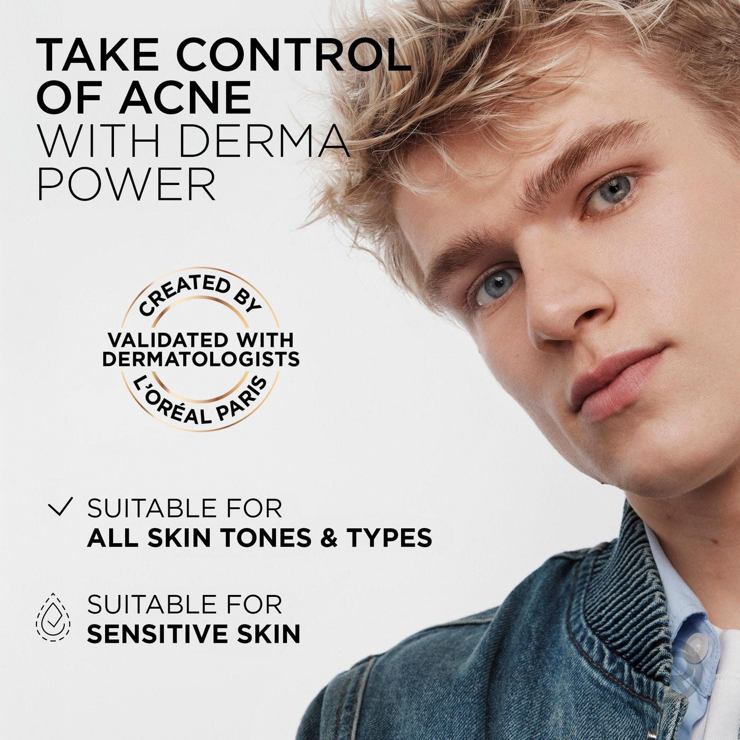 L'Oréal Paris Men Expert Derma Power hydratant contrôle du sébum, 40 ml