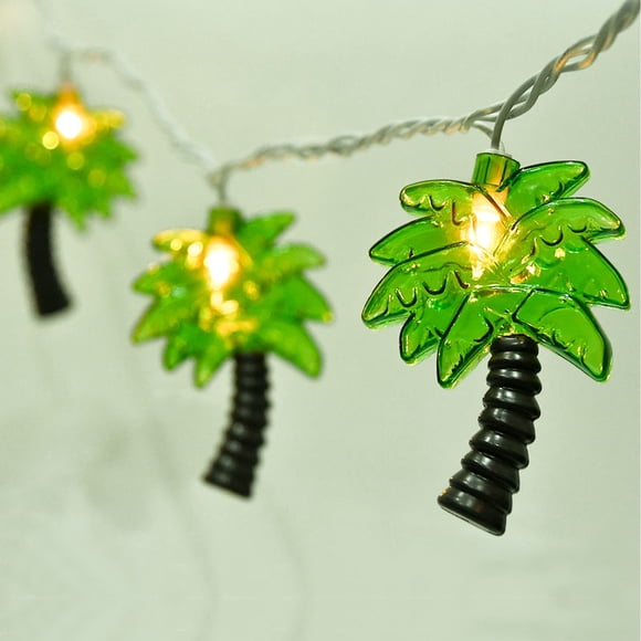SUNSGNE Guirlande Lumineuse Palmier 8.5 Pieds - Guirlande Lumineuse d'Été, Décorations de Fête à Thème Plage, Décorations de Fête Tropicales, Lumières Amusantes d'Intérieur, Guirlande Lumineuse d'Anniversaire