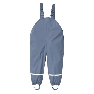 Toddler Kids Boys Girls Rain Dungarees Windproof Waterproof Mud Jumpsuit Clothes