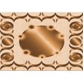thumbnail image 1 of Ahgly Company Tapis d'Intérieur Lavables en Machine Rectangulaire Transitionnel Orange Pastel, 5' x 7', 1 of 7