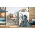 thumbnail image 2 of Ahgly Company Machine Washable Indoor Rectangle Transitional Grey Gray Area Rugs, 7' x 9', 2 of 7