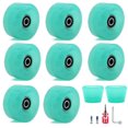 thumbnail image 1 of 8pcs Skate Wheel Skateboard Part Inline Sport Accessories Replacing Fittings High Speed Roller Skates Wheels Modified Component Green, 1 of 6