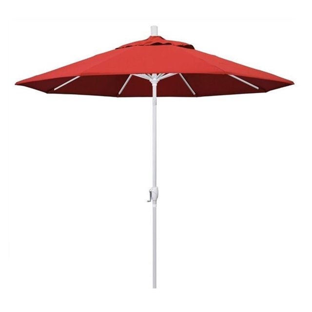 California Umbrella 9' Patio Umbrella in Red
