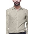 thumbnail image 3 of BESTMAN Chemises Habillées Imprimées pour Hommes Col Écarté Chemise en Coton, 3 of 5