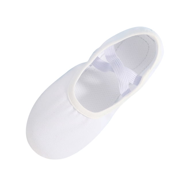 Kcodviy Chaussures pour Enfants Chaussures de Danse 4 Chaussures pour Filles Chaussures Chaudes de Danse Ballet Chaussures de Performance pour Petites Filles Chaussures d'Intérieur Yoga Danse Chaussures à Enfiler Chaussures pour Enfants