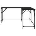 thumbnail image 3 of vidaXL Desk Black 149x149x75 cm Engineered Wood, 3 of 5