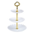 thumbnail image 1 of 3-Tier Cupcake Stand Cake Dessert Wedding Event Party Display Tower Plate Round, 1 of 1