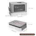 thumbnail image 2 of Foldable Cat Litter Box with Scoop, Enclosed Cat Pan Front Door In and Top Out Cat Toilet, 2 of 6