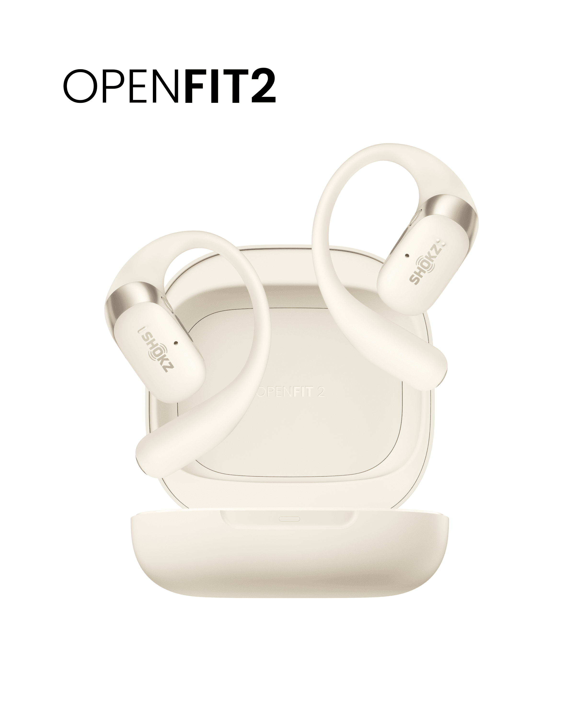 New Shokz OpenFit 2 - Open-Ear Wireless Bluetooth Headphones