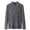 Dark Gray, variant on Hiiyo Men's Long Sleeve Warm T-Shirt Solid Color Thermal Undershirt, Black