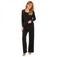 thumbnail image 1 of Nouveau Style Automne et Hiver Pyjama Décontracté en Coton à Manches Longues pour Femmes Noir TG, 1 of 7