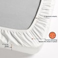 thumbnail image 4 of Super-Soft & Cozy Knitted Jersey Sheet Set, Full, Midnight Navy by Color Sense, 4 of 8