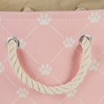 thumbnail image 3 of Design Imports CAMZ14258 Bac Rond en Polyester Treillis Patte pour Animaux, Rose, 3 of 4