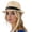 Beige, variant on Straw Fedora Hat For Women Men Summer Beach Sun Hat Packable Roll Up Brim Lightweight Breathable Outdoor Travel