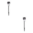 thumbnail image 4 of jesticaly 2 Pcs Lampe de Pelouse Solaire en Acier Inoxydable IP44 pour Jardin Extérieur Chemin Paysager Blanc Chaud 2Ensemble, 4 of 6
