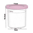 thumbnail image 2 of JUNWELL Creami Pints and Lids - 4 Pack for Ninja Colorful Creami for Ninja Storage Containers with Glass Tupperware Sets with Lids, 2 of 5