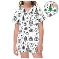 thumbnail image 2 of WEAIXIMIUNG Children's Hand Painted Sketching And Coloring DIY Hand Painted Pajama Set 6-7 Years, 2 of 4